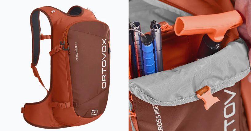 Plecak skiturowy ORTOVOX Cross Rider 22l ze sprzętem 
