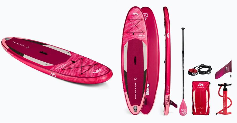 Deska SUP Aqua Marina Coral 10'2" i zestaw akcesoriów
