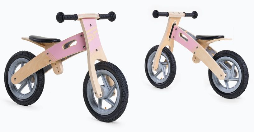 Drewniany rowerek biegowy Spokey Woo-Ride Duo
