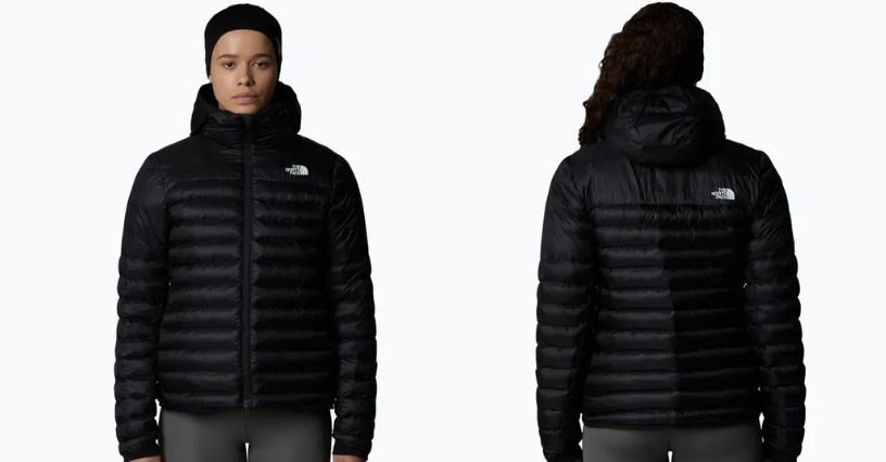 Kobieta w kurtce puchowej damskiej  The North Face Terra Peak Hoodie