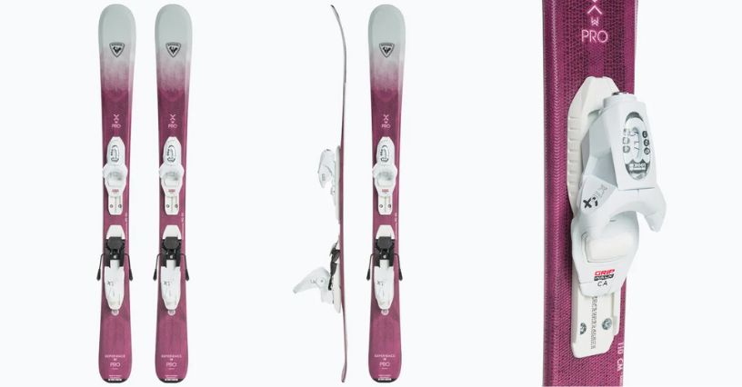 Narty zjazdowe dziecięce Rossignol Experience W Pro + wiązania Kid4