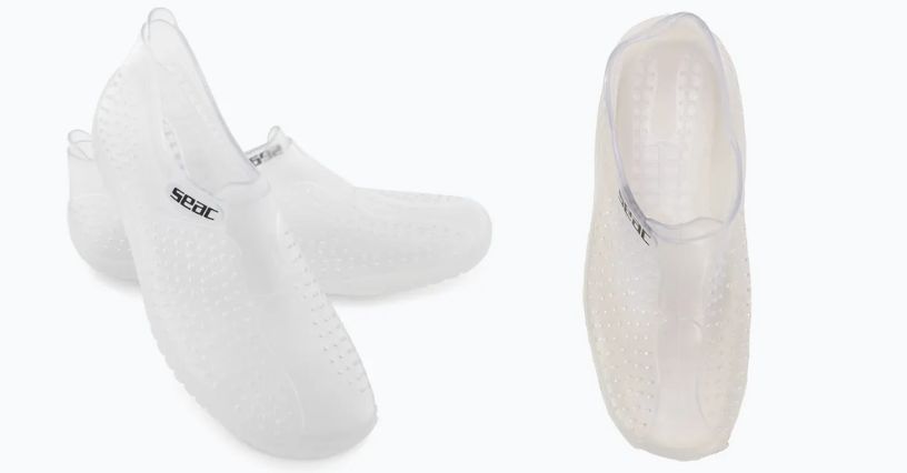 Buty do wody damskie przeźroczyste SEAC Soft transparent