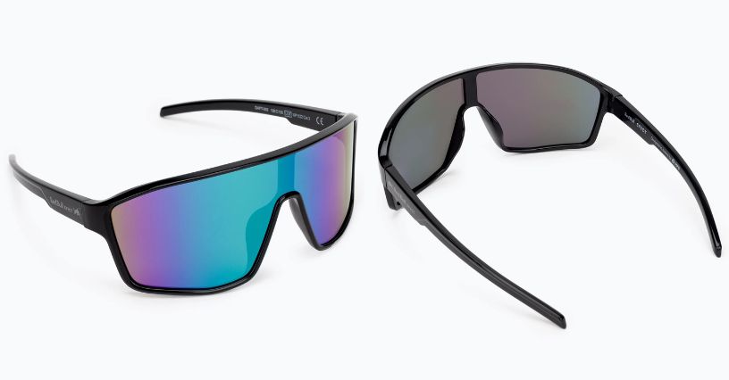Okulary przeciwsłoneczne Red Bull SPECT Daft black/purple/green revo
