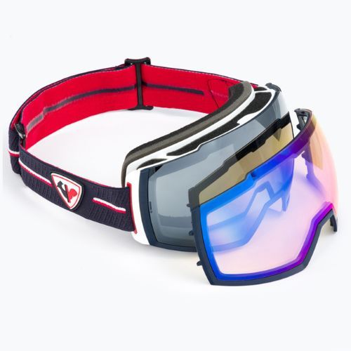 Gogle narciarskie Rossignol Magne'Lens strato/silver miror/blue miror
