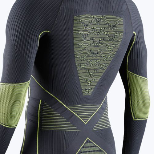 Bluza termoaktywna męska X-Bionic Energy Accumulator 4.0 charcoal/yellow