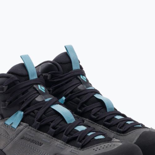 Buty podejściowe damskie Black Diamond Mission LT Mid WP Approach steel grey/costal blue