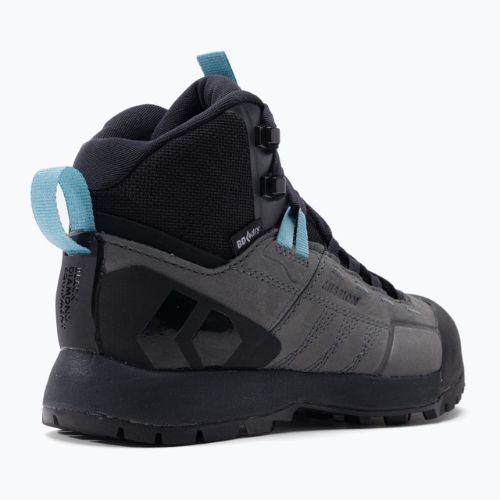 Buty podejściowe damskie Black Diamond Mission LT Mid WP Approach steel grey/costal blue