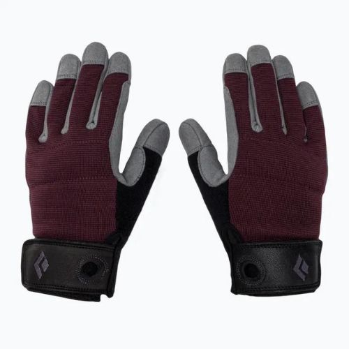Rękawiczki wspinaczkowe damskie Black Diamond Crag bordeaux