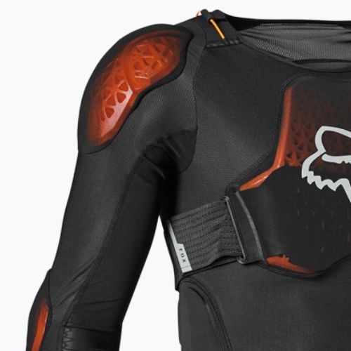 Koszulka rowerowa z ochraniaczami męska Fox Racing Baseframe Pro D3O black