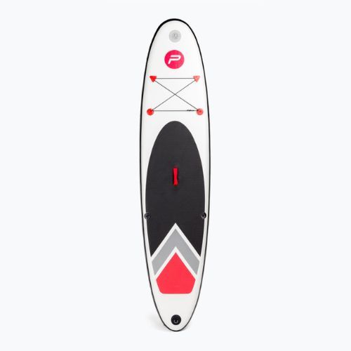 Zestaw deska SUP pompowana Pure4Fun Basic SUP 10'0" 305 x 71 x 15 cm white/black/red/grey
