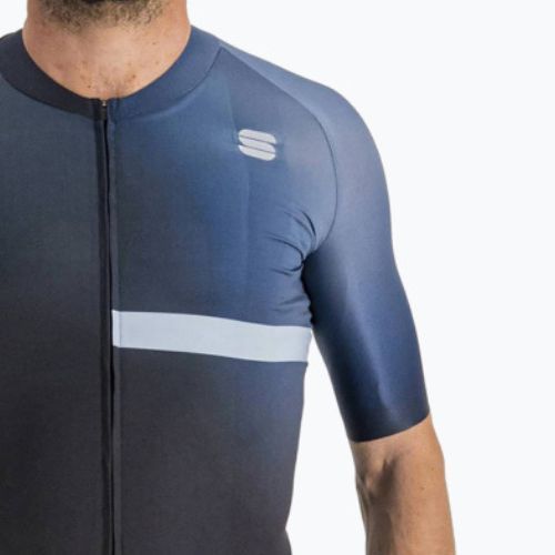 Koszulka rowerowa męska Sportful Bomber black/galaxy blue