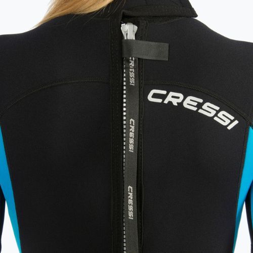 Pianka do pływania damska Cressi Med X 2,5 mm black/light blue/grey
