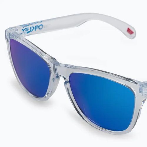 Okulary przeciwsłoneczne Oakley Frogskins crystal clear/prizm sapphire