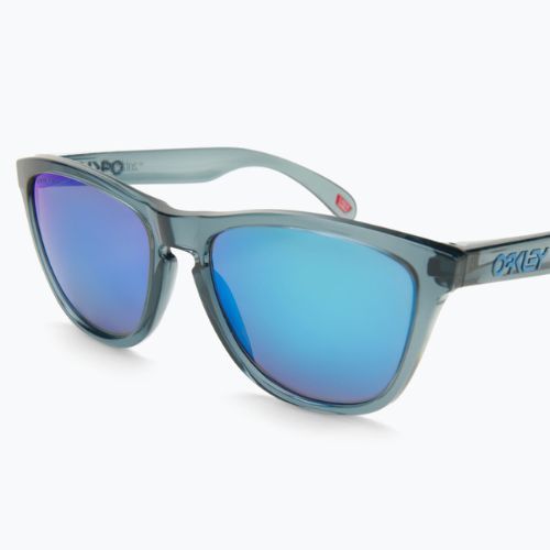 Okulary przeciwsłoneczne Oakley Frogskins crystal black/prizm sapphire polarized