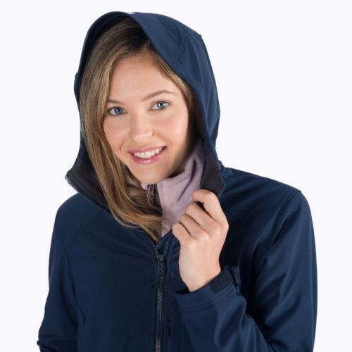 Kurtka softshell damska Helly Hansen Paramount Hood Softshell navy