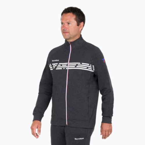 Bluza tenisowa męska Tecnifibre 21FLHO Knit black