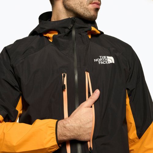 Kurtka skiturowa męska The North Face Dawn Turn 2.5 Cordura Shell black/cone orange