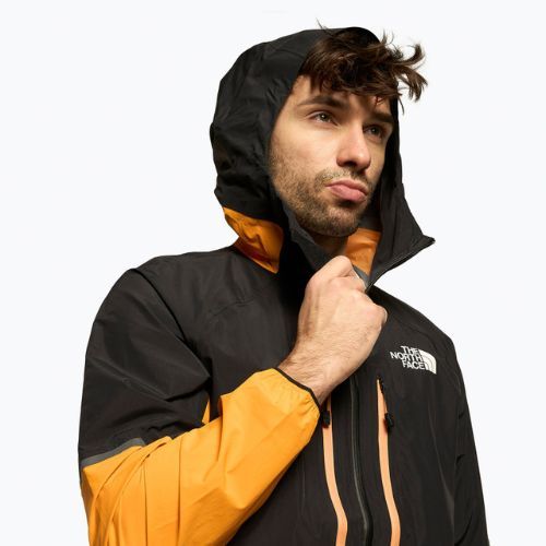 Kurtka skiturowa męska The North Face Dawn Turn 2.5 Cordura Shell black/cone orange