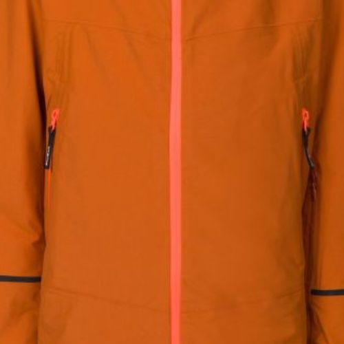 Kurtka narciarska dziecięca Salewa Sella PTX/TWR autumnal/fluo orange