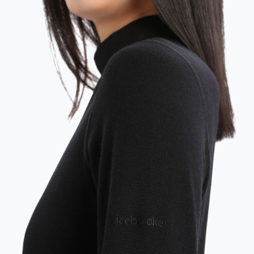 Bluza termoaktywna damska icebreaker 260 Tech Turtleneck black