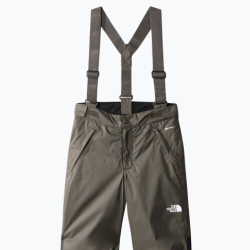 Spodnie narciarskie dziecięce The North Face Teen Snowquest Suspender new taupe green