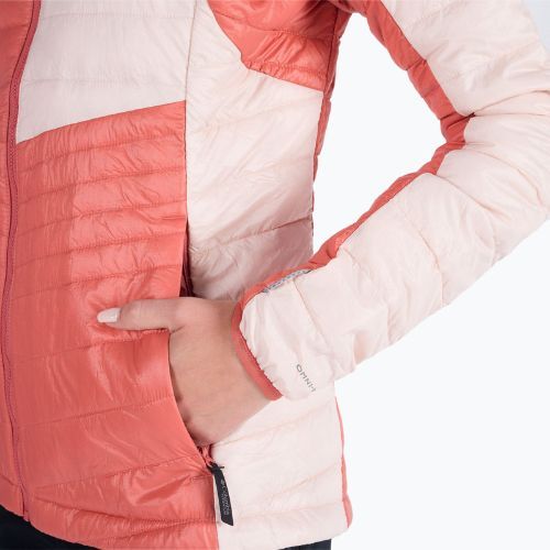 Kurtka damska Columbia Platinum Peak Hooded dark coral/peach blossom