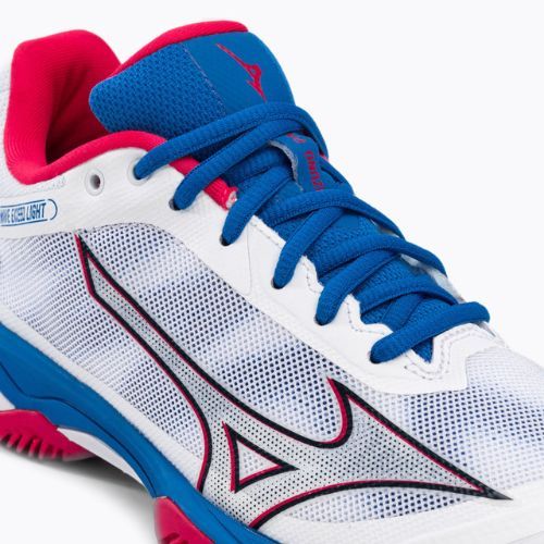 Buty do padla damskie Mizuno Wave Exceed Light CC Padel białe 61GB222225