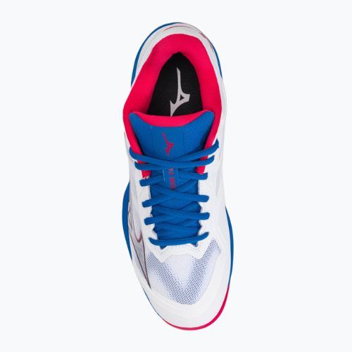 Buty do padla damskie Mizuno Wave Exceed Light CC Padel białe 61GB222225