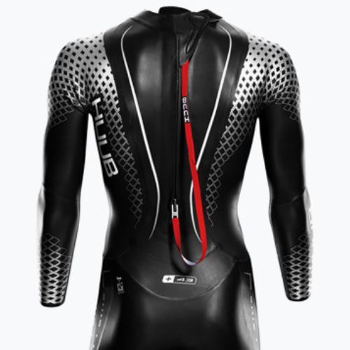 Pianka triathlonowa męska HUUB Lurz Open Water 3:5 mm black/red/white