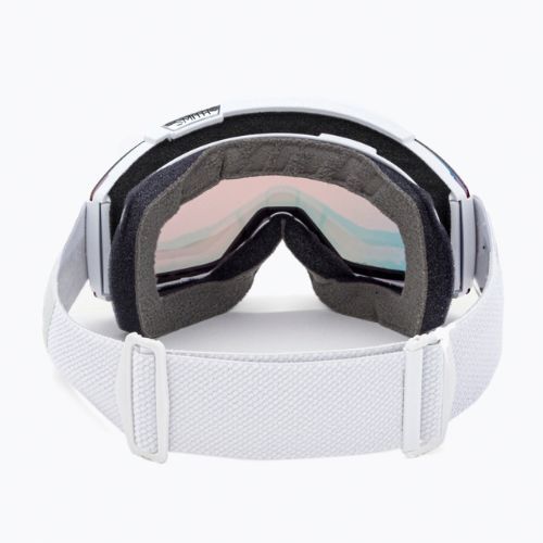 Gogle narciarskie Smith Squad white vapor/chromapop photochromic red mirror