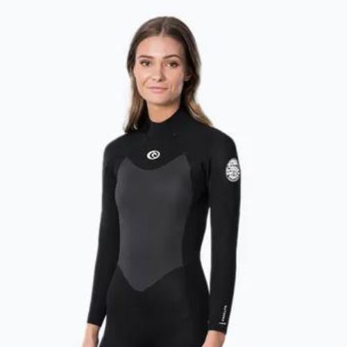 Pianka do pływania damska Rip Curl Freelite 3/2 mm Back Zip Flat Lock black
