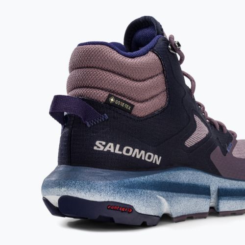 Buty turystyczne damskie Salomon Predict Hike Mid GTX quail/night sky/astral aura