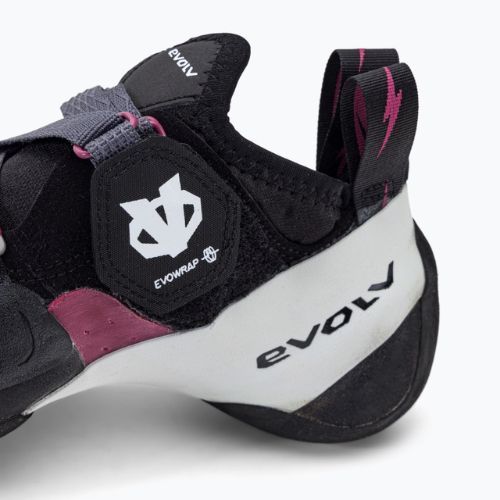 Buty wspinaczkowe Evolv Shaman Pro LV black/beet red