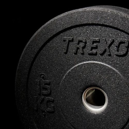 Obciążenie bumperowe olimpijskie XTREXO TRX-BMP015 15 kg czarne