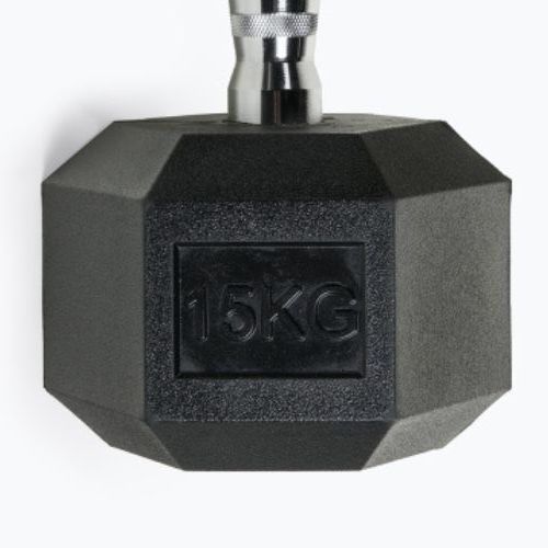 Hantel ogumowany XTREXO Hex 15 kg