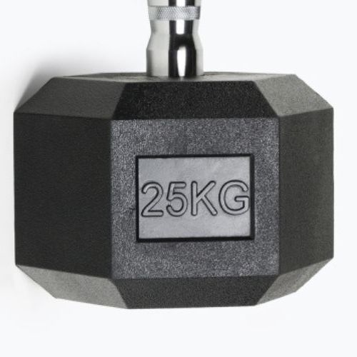 Hantel ogumowany XTREXO Hex 25 kg
