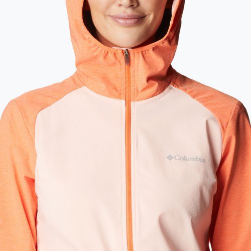 Kurtka softshell damska Columbia Heather Canyon Softshell peach blossom/sunset orange