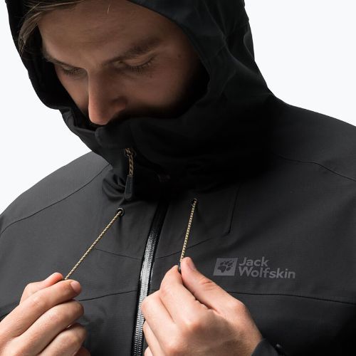 Kurtka przeciwdeszczowa męska Jack Wolfskin Kammweg 3L Jkt M phantom