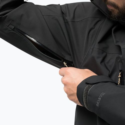 Kurtka przeciwdeszczowa męska Jack Wolfskin Kammweg 3L Jkt M phantom