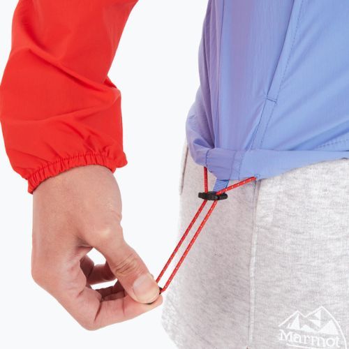 Kurtka przeciwwiatrowa damska Marmot Campana Anorak victory red/getaway blue