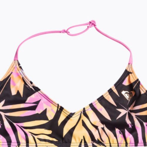 Strój kąpielowy dwuczęściowy dziecięcy ROXY Active Joy Basic Triangle Set anthracite zebra jungle girl