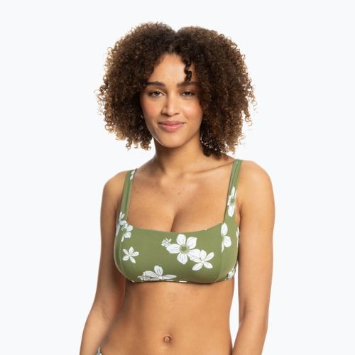 Góra od stroju kąpielowego ROXY Retro D-Cup loden green surfrider spirit s