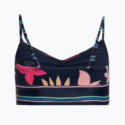 Strój kąpielowy dwuczęściowy dziecięcy ROXY Vacay For Life Crop Top Set mood indigo alma swim