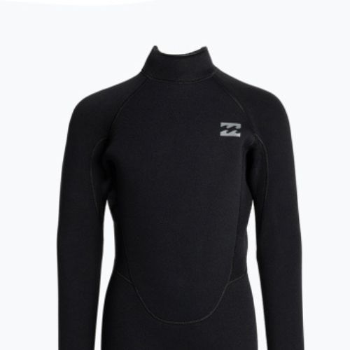 Pianka do pływania dziecięca Billabong 4/3 mm Intruder Back Zip black