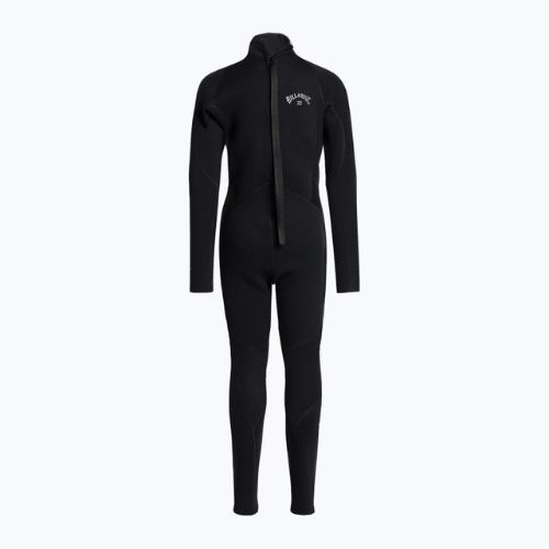 Pianka do pływania dziecięca Billabong 4/3 mm Intruder Back Zip black