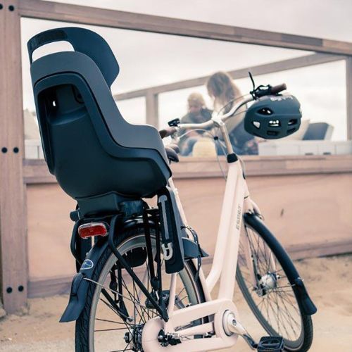 Fotelik rowerowy bobike Go Maxi macaron grey