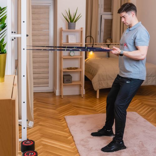 Drabinka gimnastyczna BenchK biała BK-700W