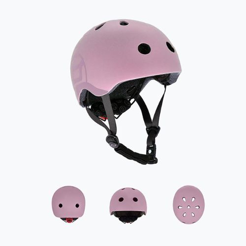 Kask dziecięcy Scoot & Ride S-M rose