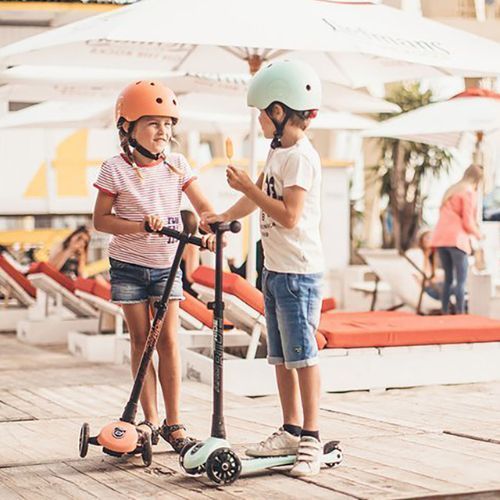 Kask dziecięcy Scoot & Ride S-M peach