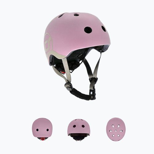 Kask dziecięcy Scoot & Ride XXS-S rose